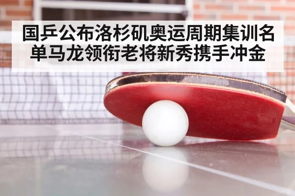 国乒公布洛杉矶奥运周期集训名单马龙领衔老将新秀携手冲金